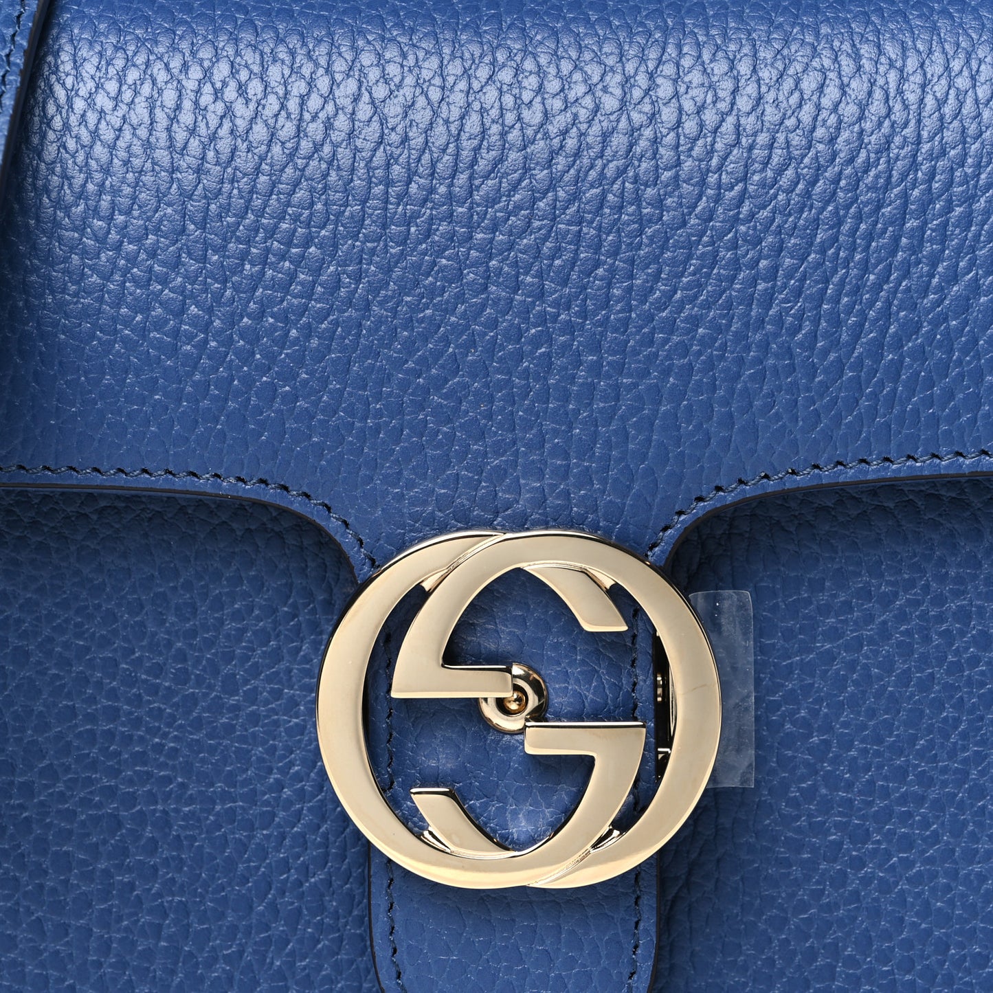 Dollar Calfskin Small Interlocking G Shoulder Bag Caspian