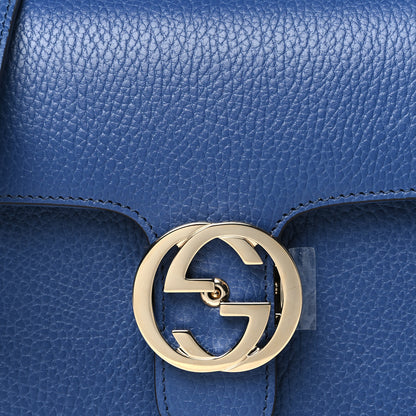 Gucci Dollar Calfskin Small Interlocking G Shoulder Bag Caspian 8 of 11