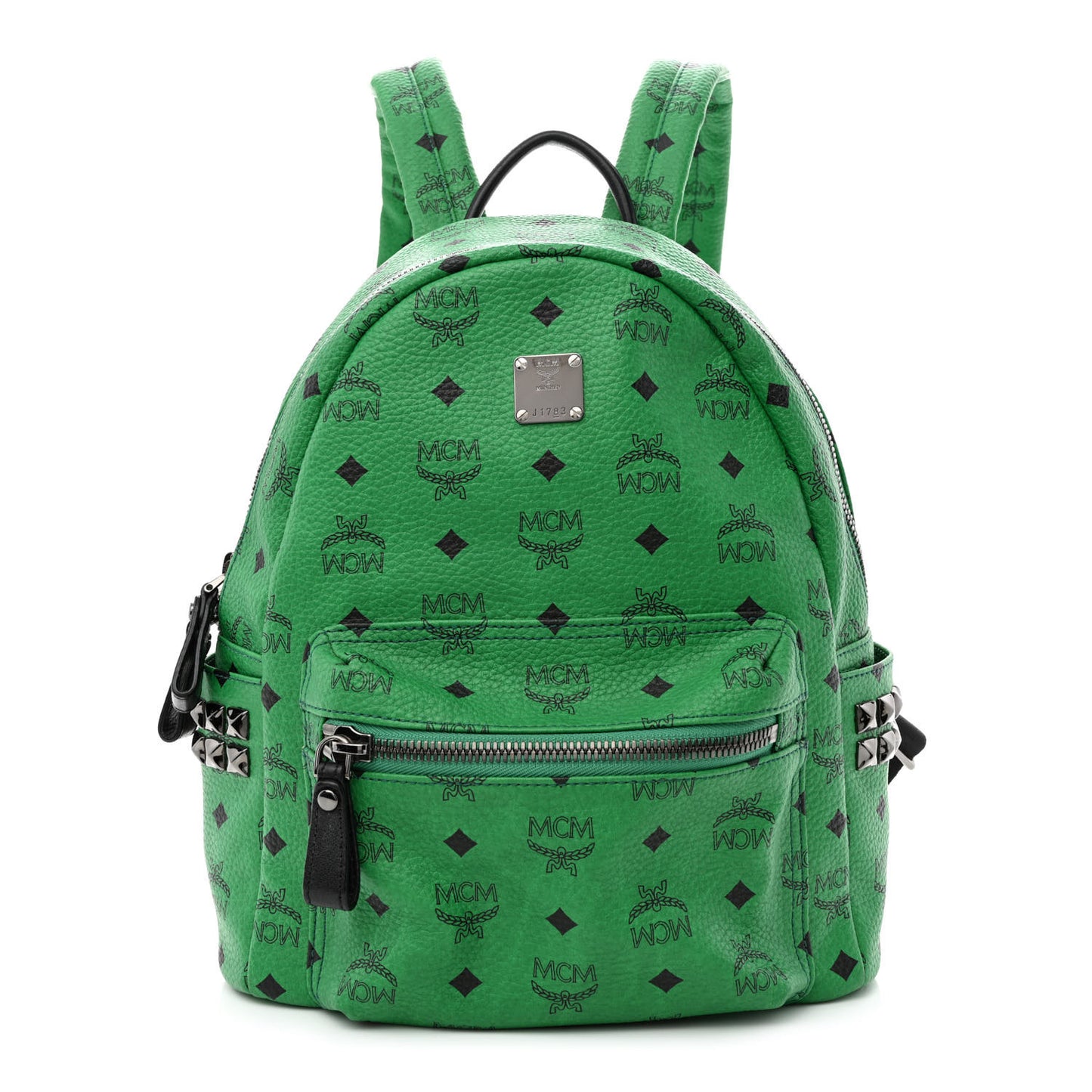 Visetos Small Side Stud Stark Backpack Green