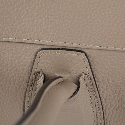 Celine Drummed Calfskin Mini Luggage Dune 9 of 12