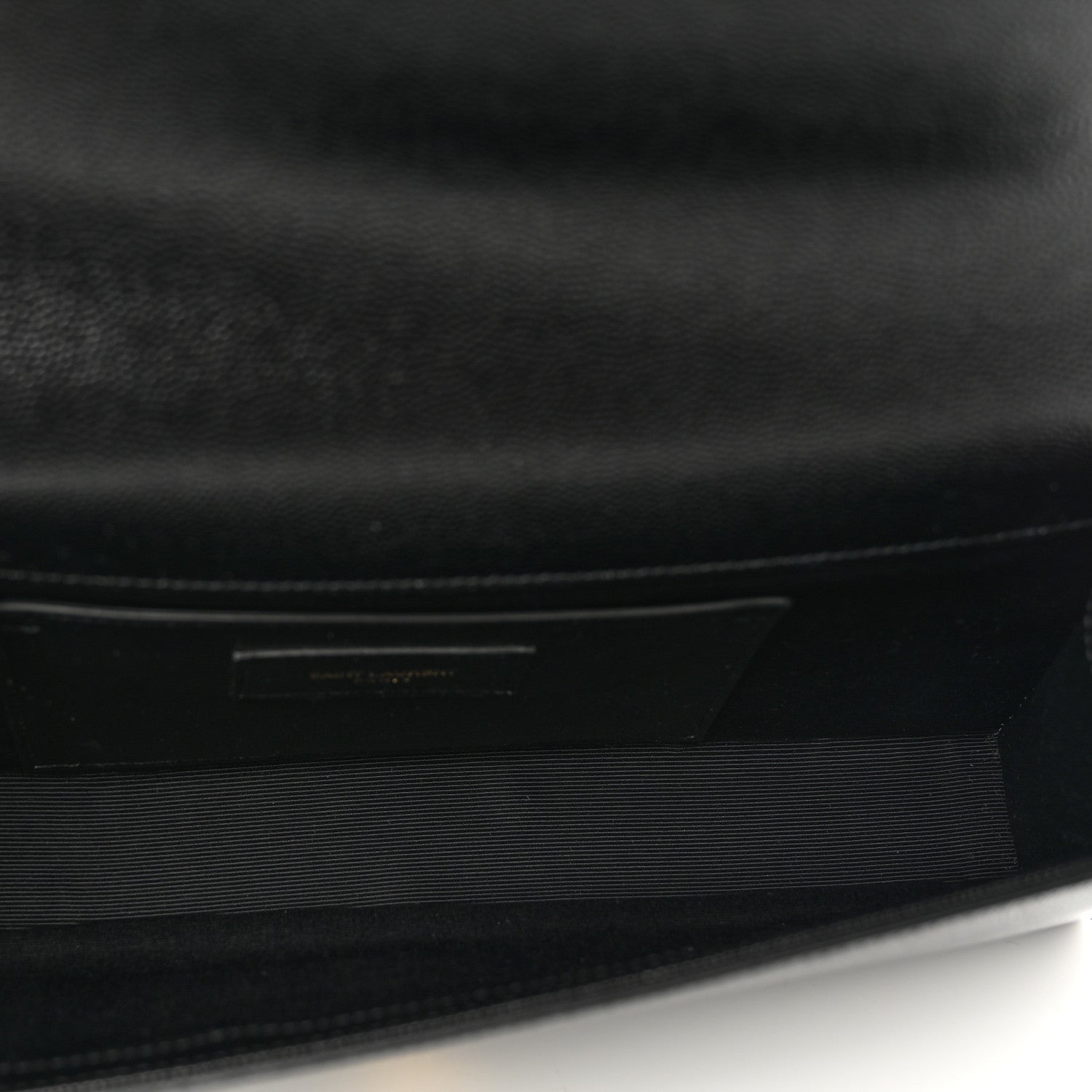 Saint Laurent Grain De Poudre Monogram Cassandre Clutch Black 5 of 7