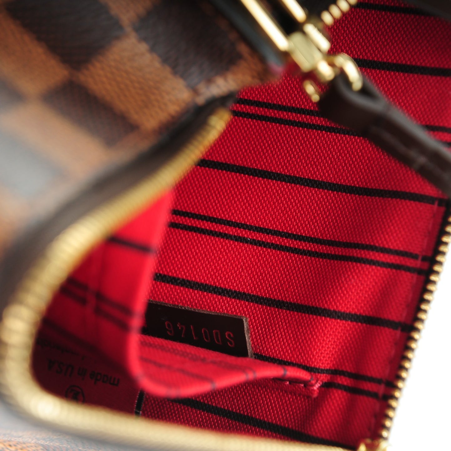 Damier Ebene Neverfull MM GM Pochette