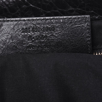 Balenciaga Agneau Giant 12 Rose Gold Hardware Weekender Black 7 of 14