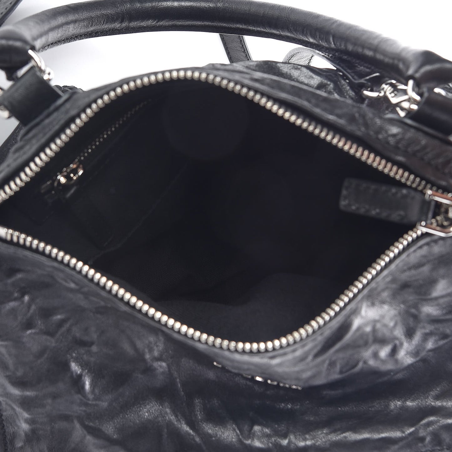 Tumbled Sheepskin Small Pandora Black