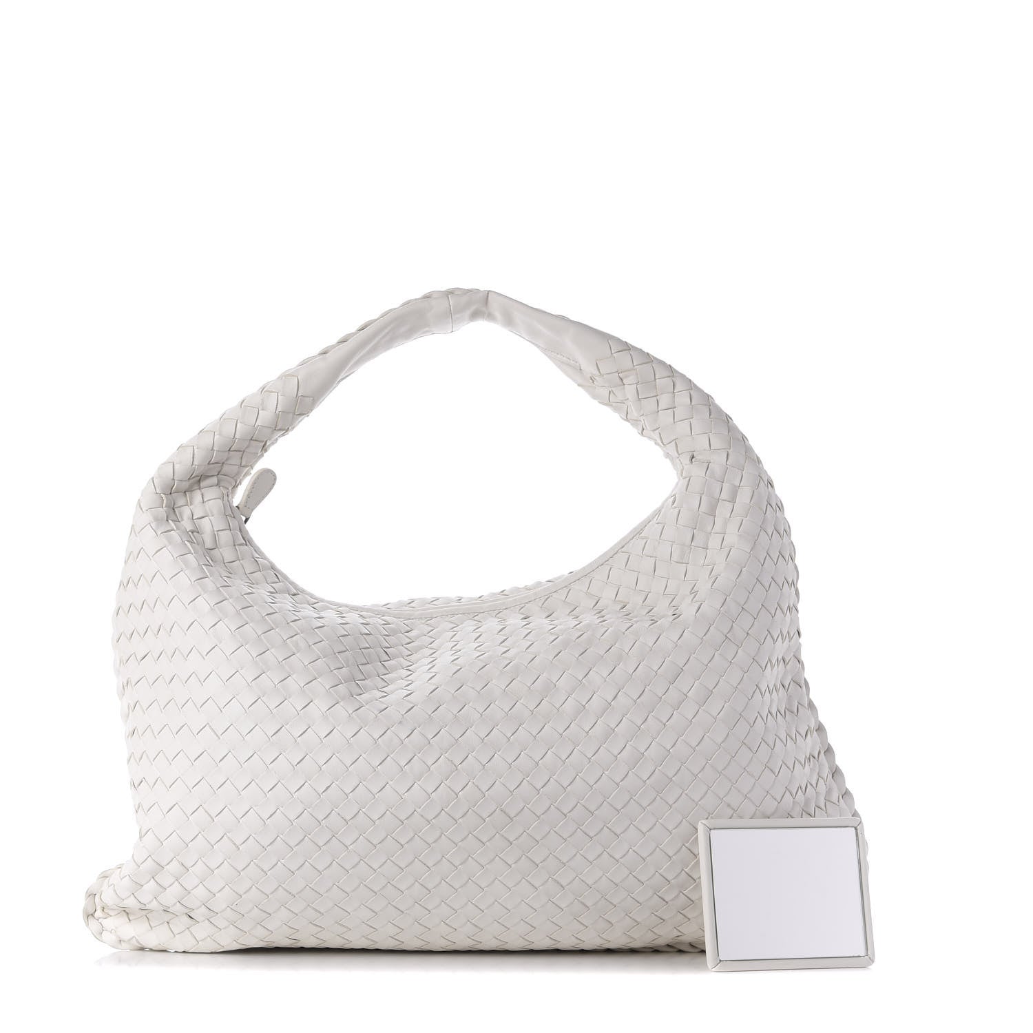 Bottega Veneta Nappa Intrecciato Large Veneta Hobo White 1 of 10