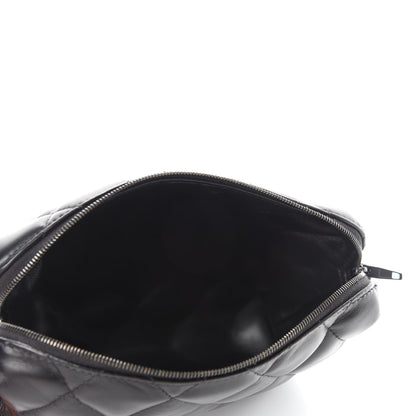 Balenciaga Nappa Calfskin Quilted Touch B Camera Shoulder Bag Black 5 of 9