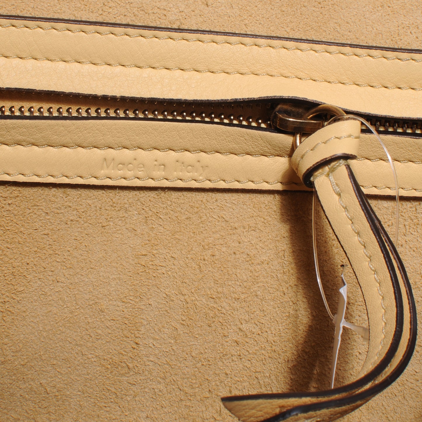 Smooth Calfskin Leather Small Phantom Luggage Butter