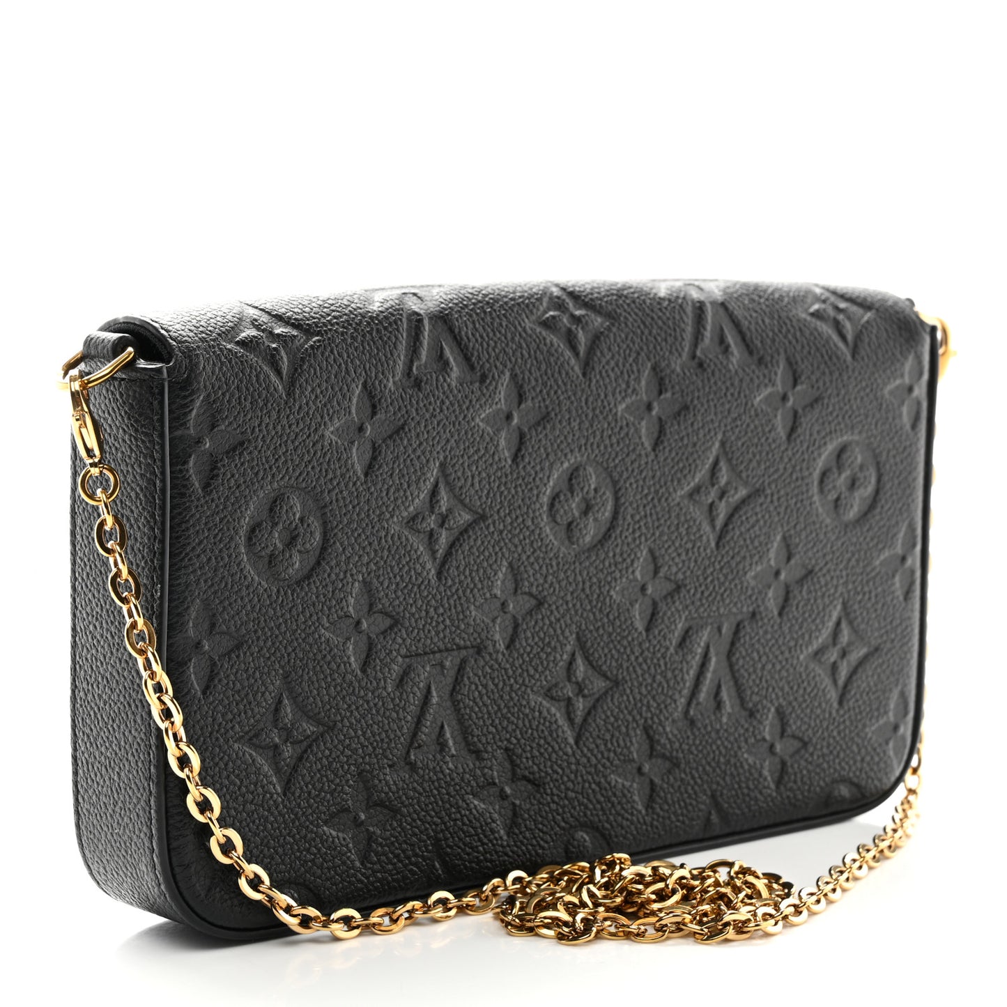 Empreinte Pochette Felicie Chain Wallet Black