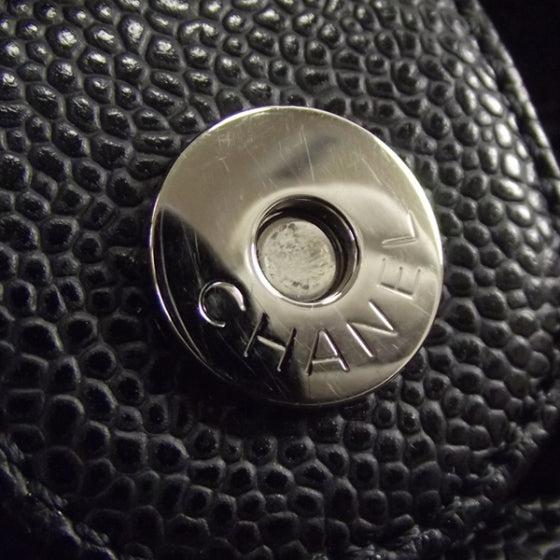 Chanel Caviar Petit Shopping Tote PST Black 9 of 11