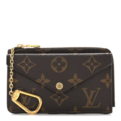 Louis Vuitton Monogram Recto Verso Card Holder Black 1 of 7
