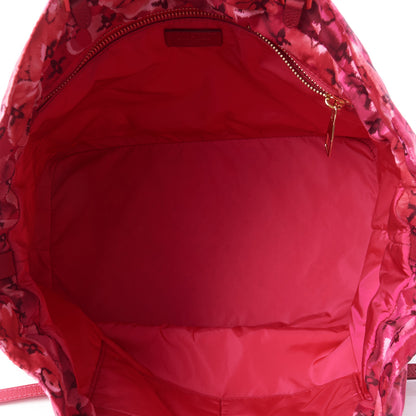 Louis Vuitton Nylon Monogram Ikat Noefull MM Rose Indien 7 of 8