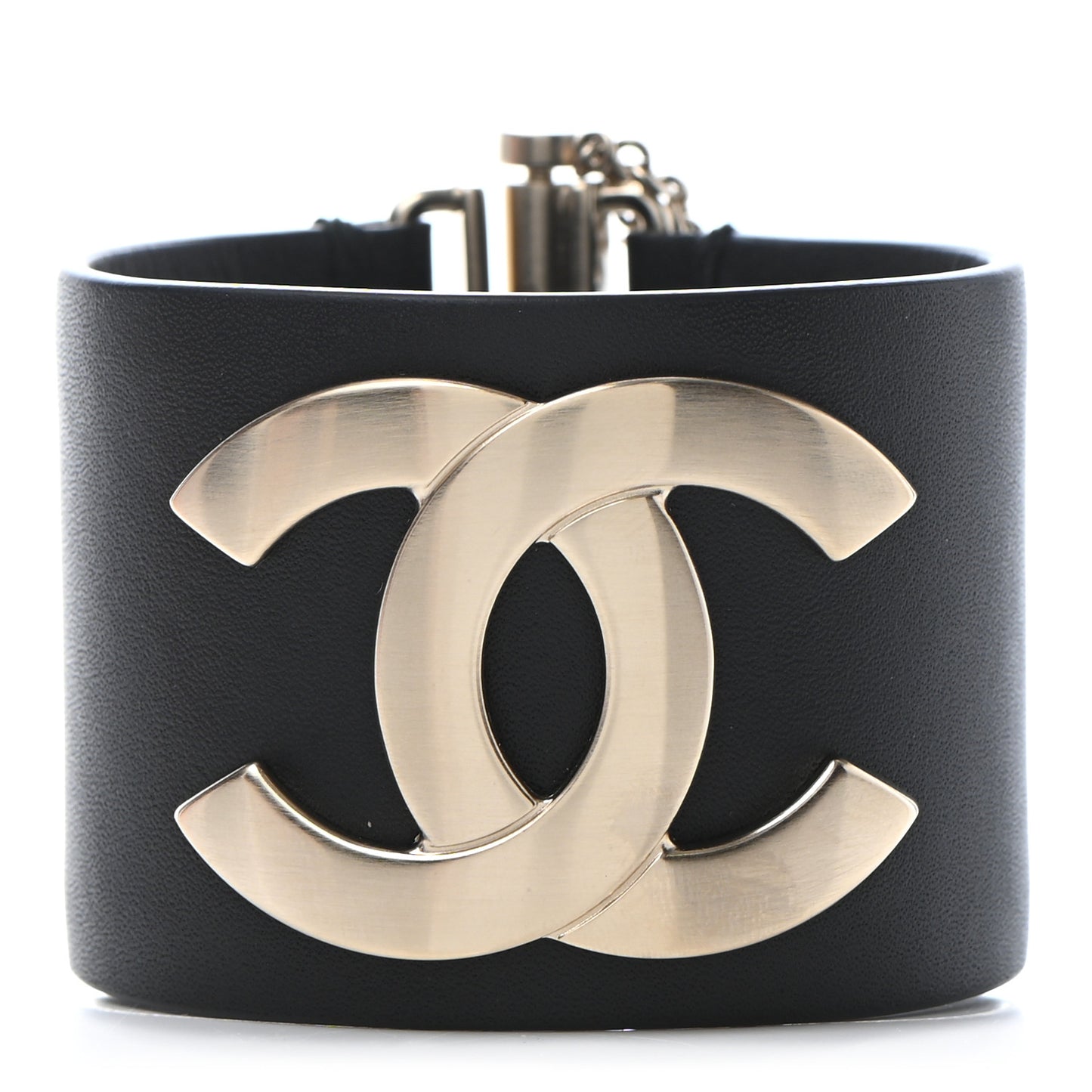 Calfskin CC Wide Cuff S Black