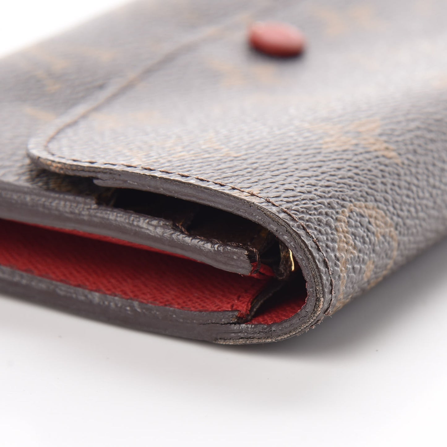 Monogram Emilie Wallet Red