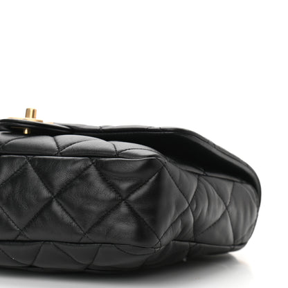 Chanel Lambskin Quilted Large CC Funky Town Flap Black 10 of 10