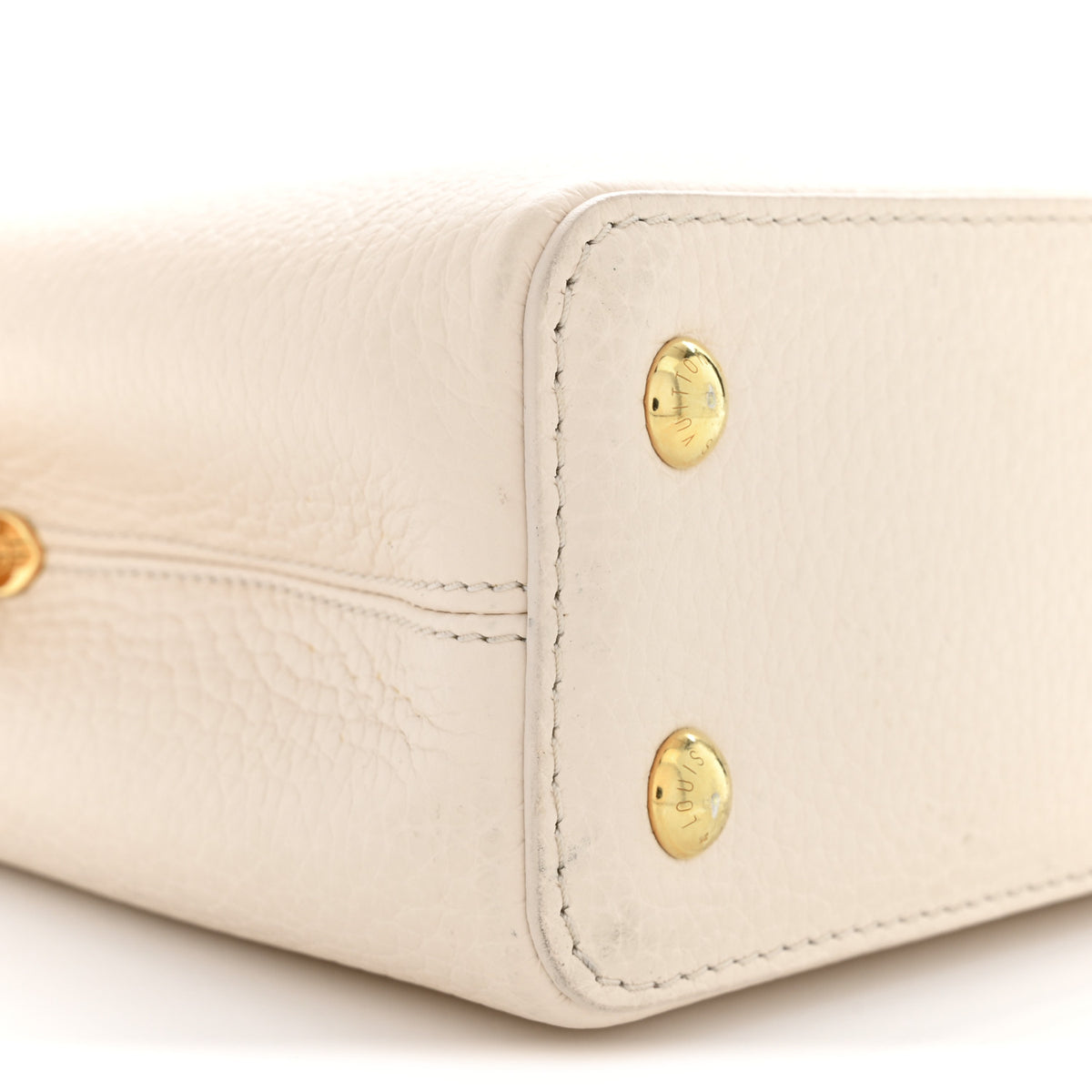 Taurillon LV Capucines Mini Blush Olyme Blue White