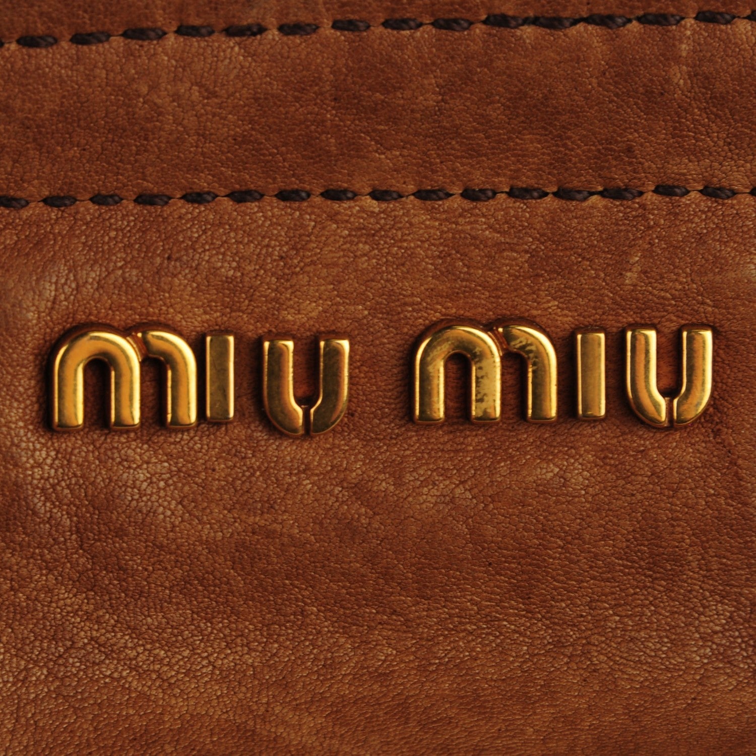 Miu Miu Ostrich Aviator Hobo Beige 6 of 9