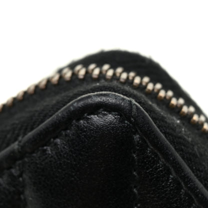 Gucci Calfskin Matelasse GG Marmont Zip Around Wallet Black 20 of 24