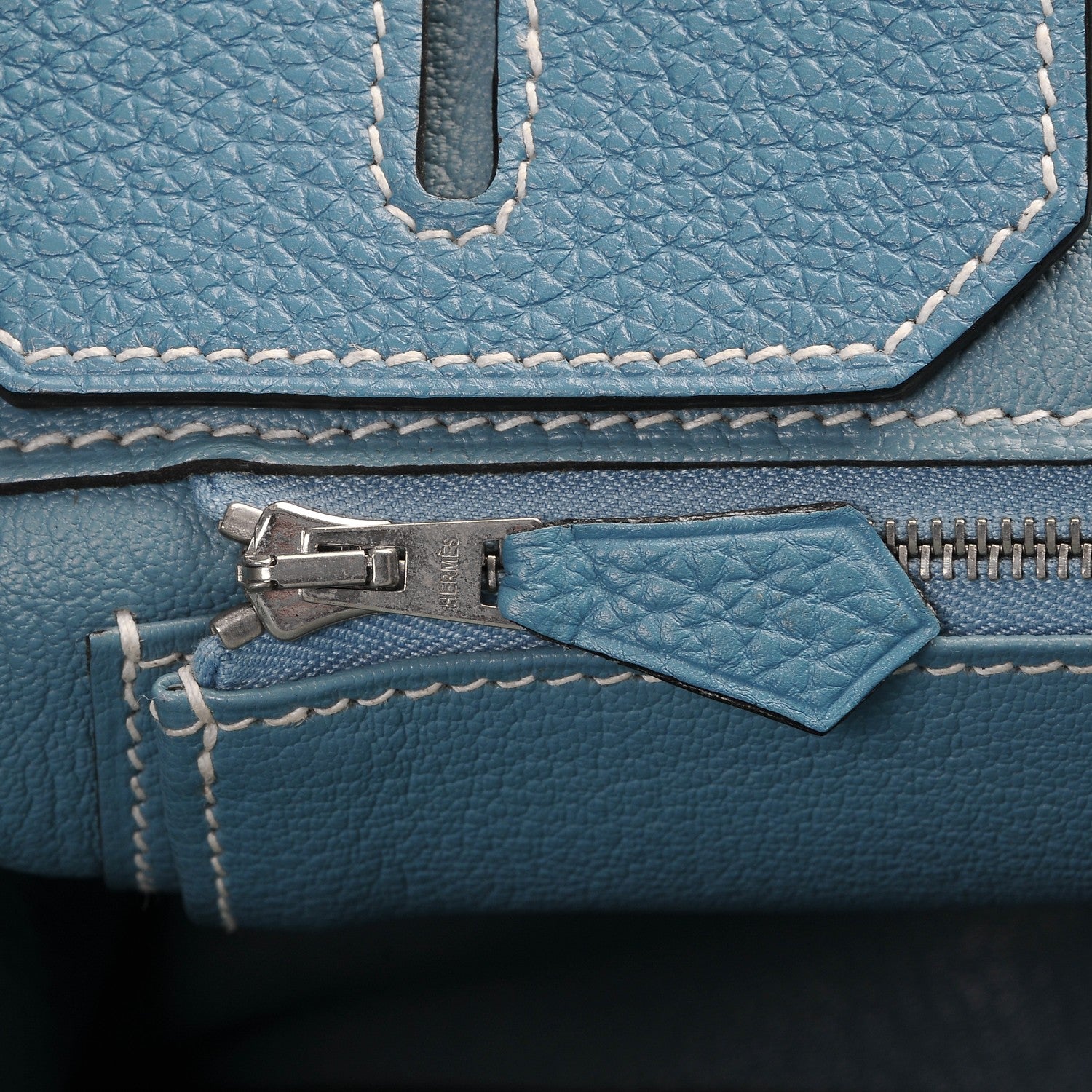 Hermes Togo Birkin 35 Blue Jean 22 of 24
