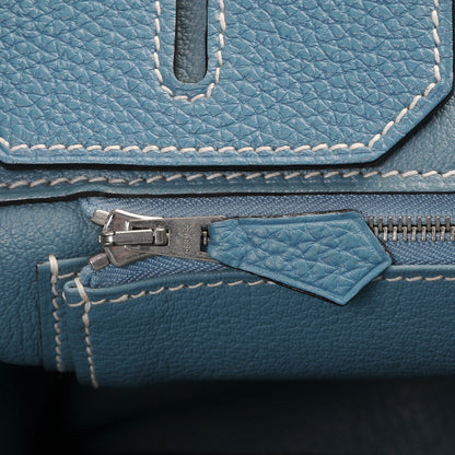 Hermes Togo Birkin 35 Blue Jean 22 of 24