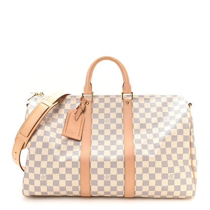 Louis Vuitton Damier Azur Keepall Bandouliere 45 1 of 9