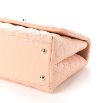 Chanel Caviar Quilted Small Coco Handle Flap Light Pink 9 of 9