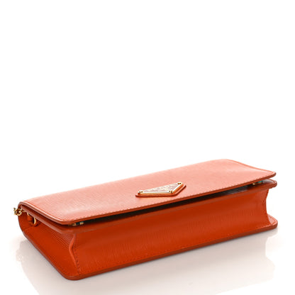 Prada Vitello Move Triangle Logo Miniborse Papaya 4 of 8