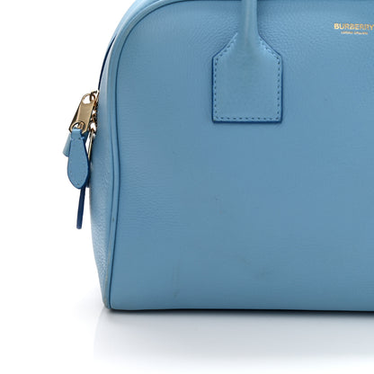 Burberry Soft Grain Calfskin Half Cube Bag Blue 11 of 18