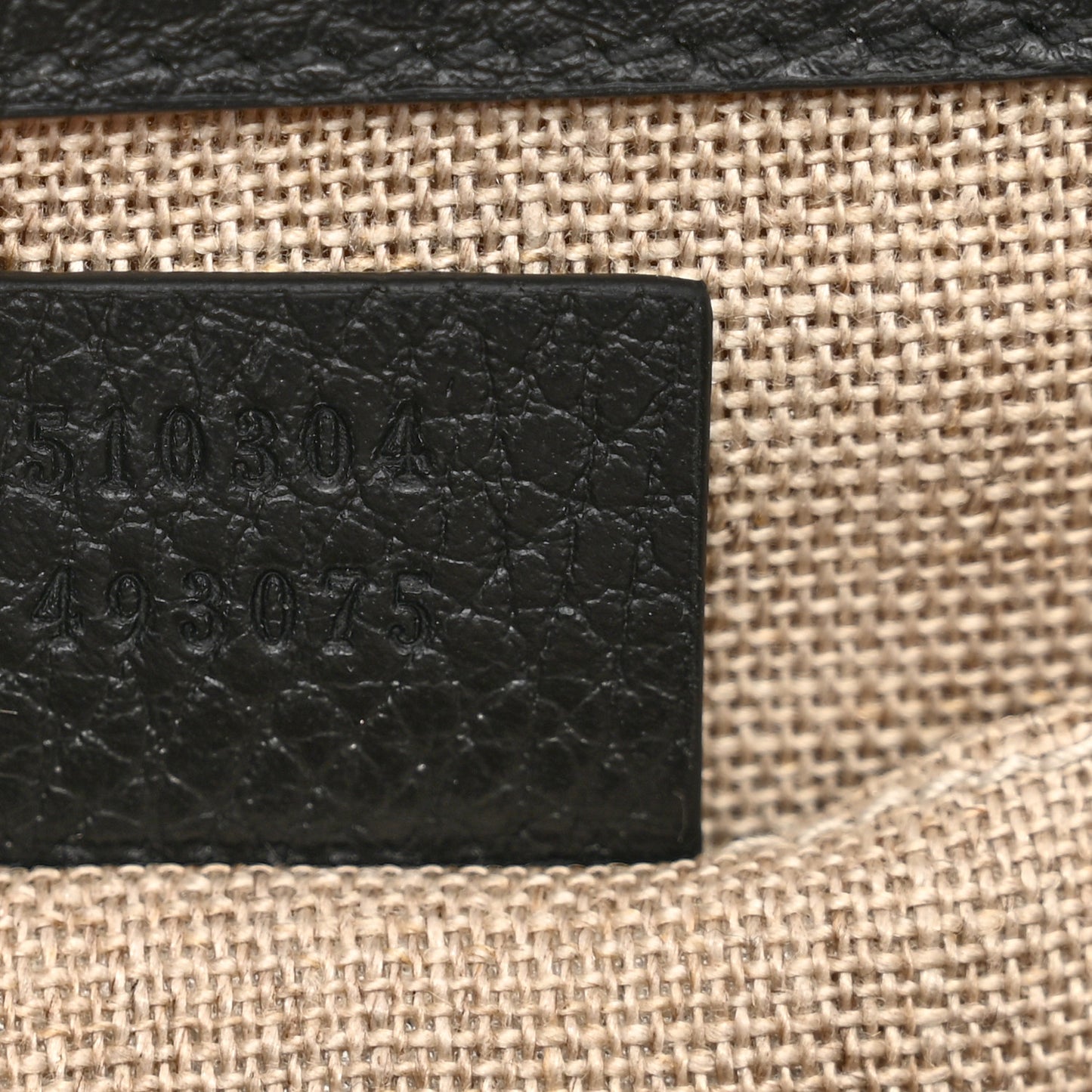Dollar Calfskin Small Interlocking G Shoulder Bag Black