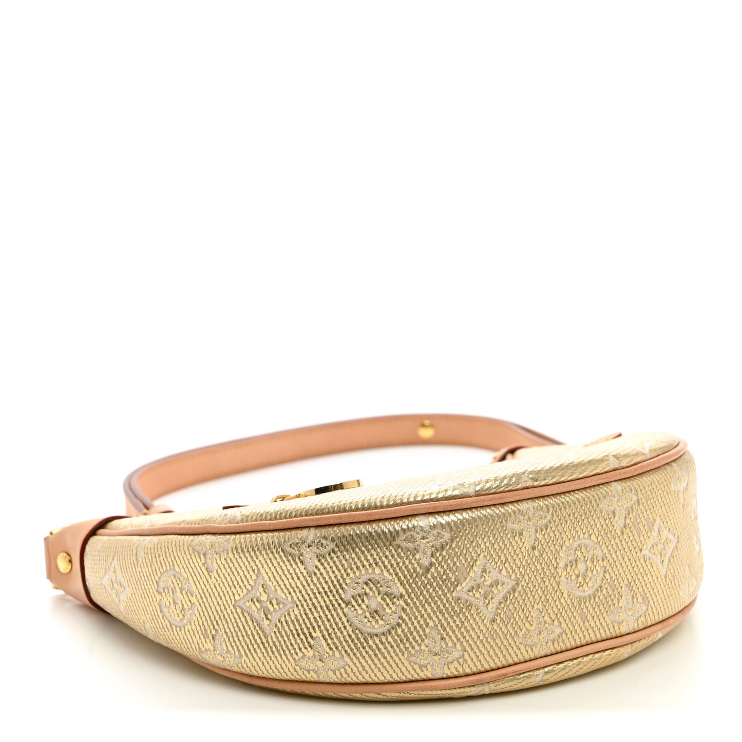 Monogram Jacquard Loop Gold