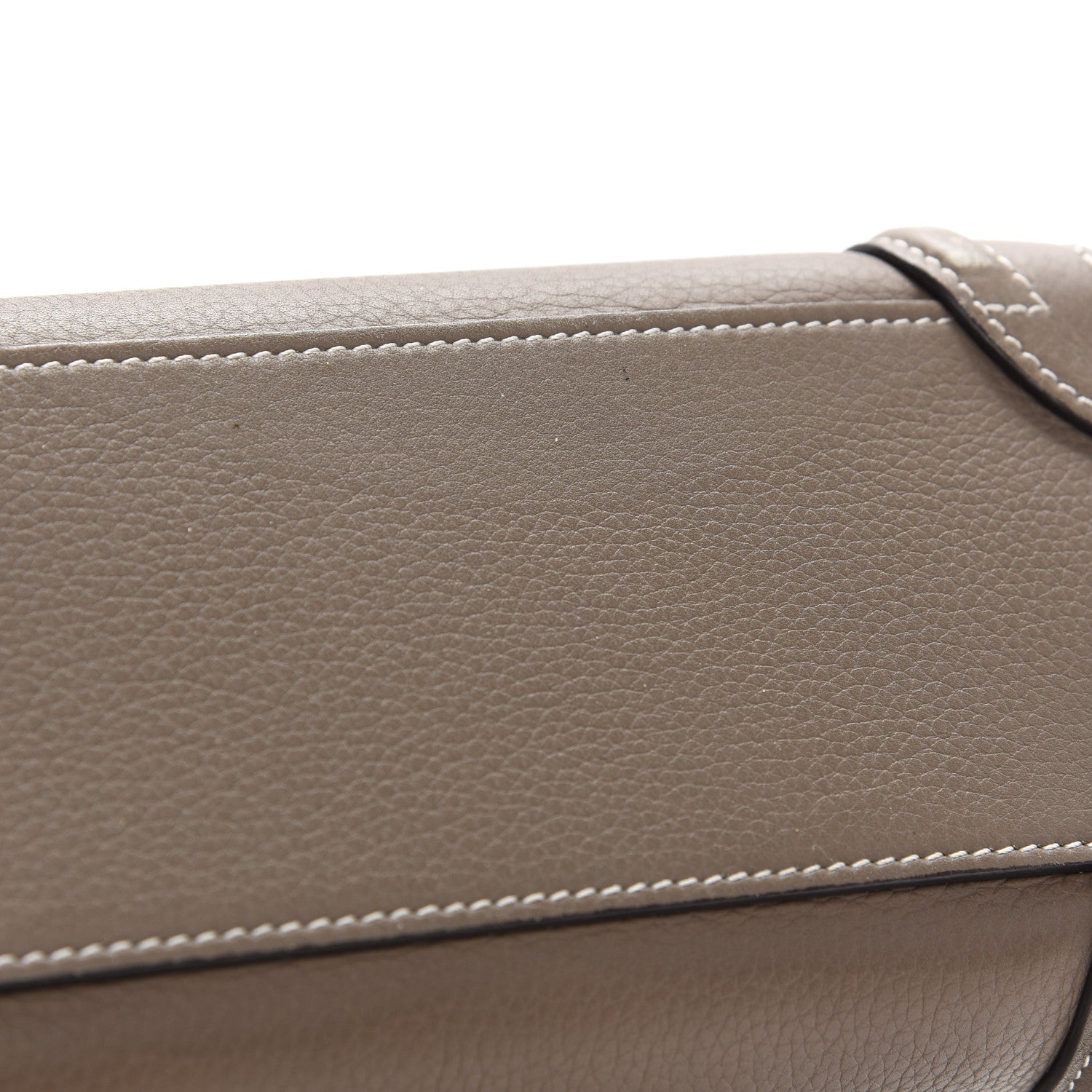 Celine Drummed Calfskin Nano Luggage Souris 11 of 20