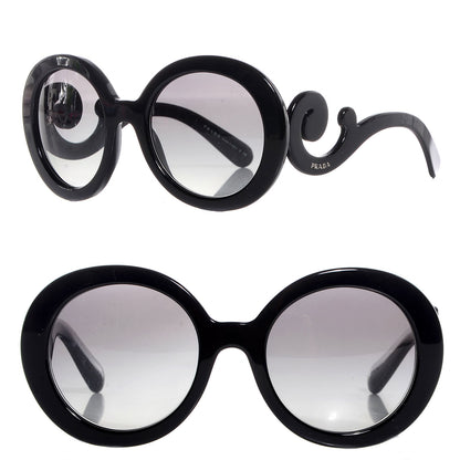 Prada Baroque Sunglasses SPR 27N Black 1 of 5