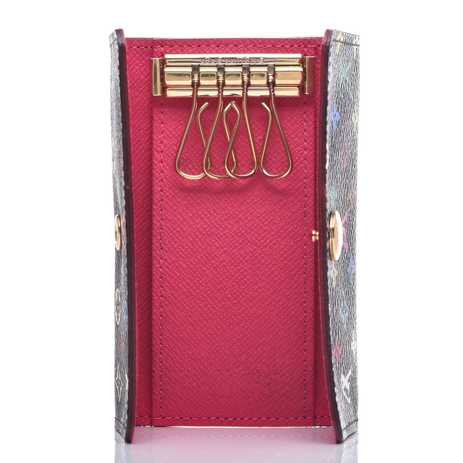 Louis Vuitton Monogram Multicolor Multicles 4 Key Holder Black Grenade 5 of 9
