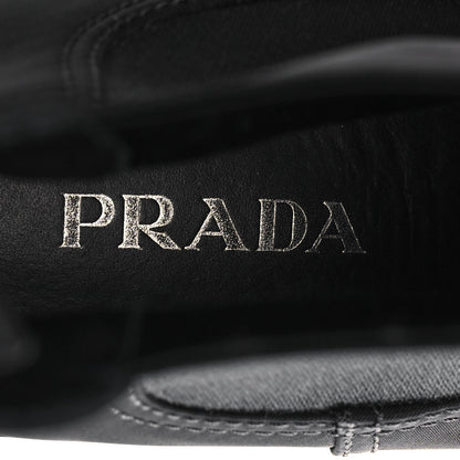 Prada Nylon Lug Sole Chelsea 55mm Boots 39 Black 7 of 12