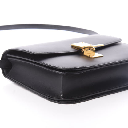 Celine Box Calfskin Medium Classic Box Flap Bag Black 7 of 10
