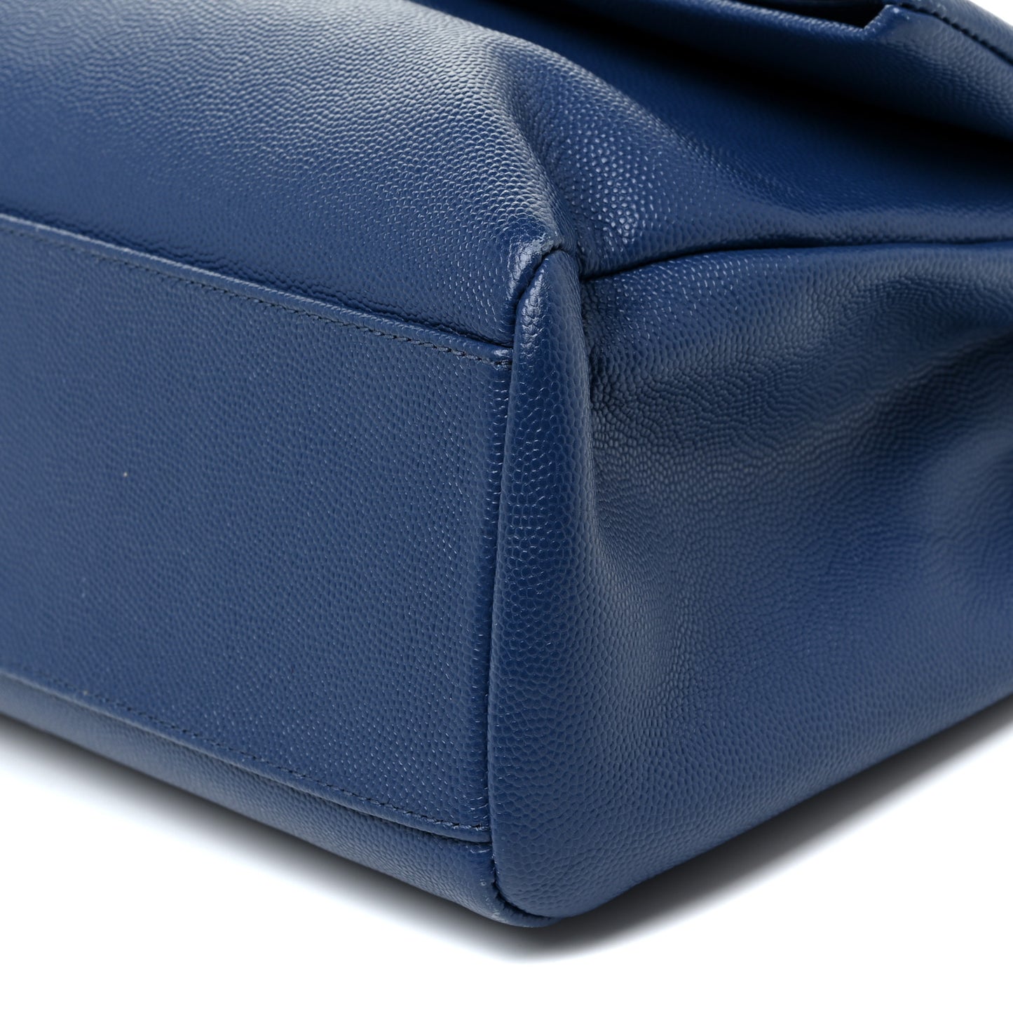 Grain De Poudre Medium West Hollywood Monogram Fold-Over Denim