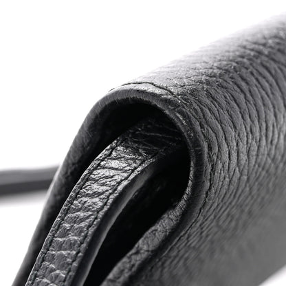 Gucci Dollar Calfskin Mini Swing Wallet Bag Black 11 of 12
