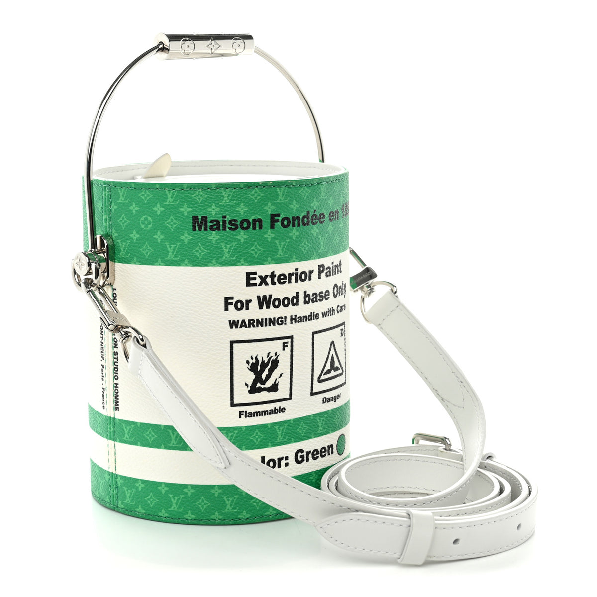 Louis Vuitton Monogram LV Paint Can Green 3 of 9