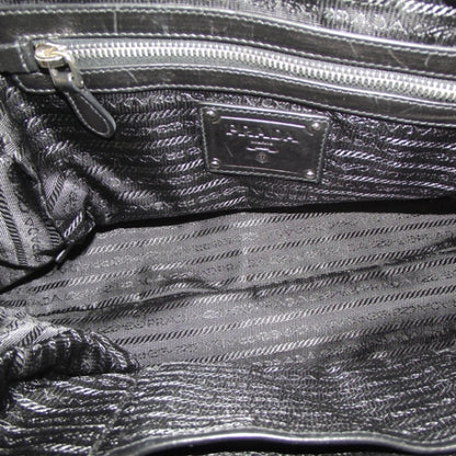 Prada Nappa Studded Trunk Bag Talco Black 6 of 16