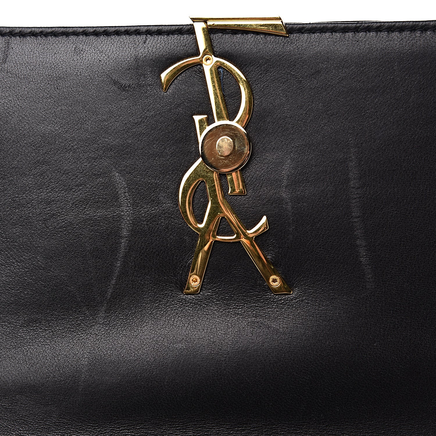 Saint Laurent Lambskin Matelasse Monogram Medium Vicky Chain Bag Black 13 of 14
