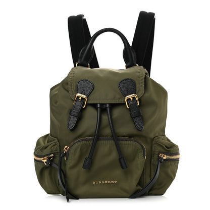 Burberry Nylon Small Crossbody Rucksack Backpack Canvas Green 1 of 14