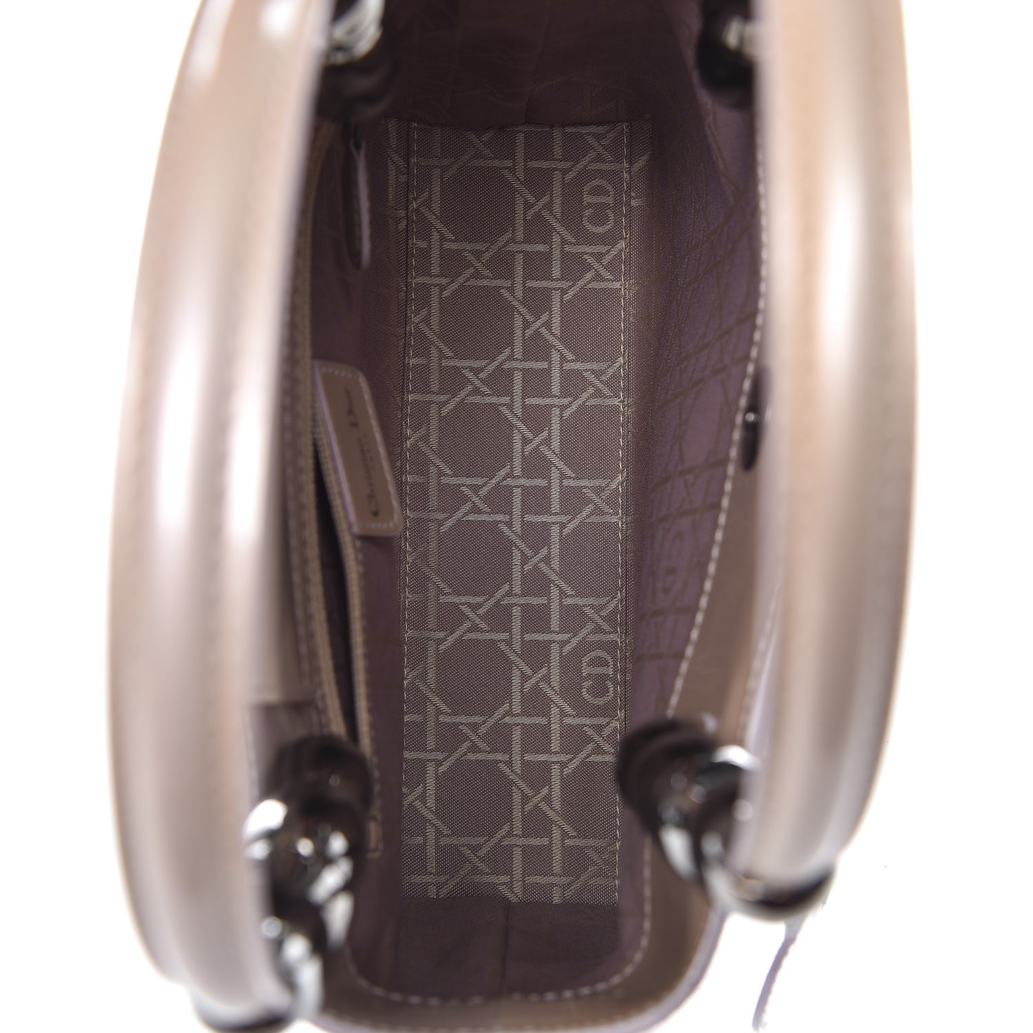 Christian Dior Patent Beaded Malice Tote Light Purple 5 of 11