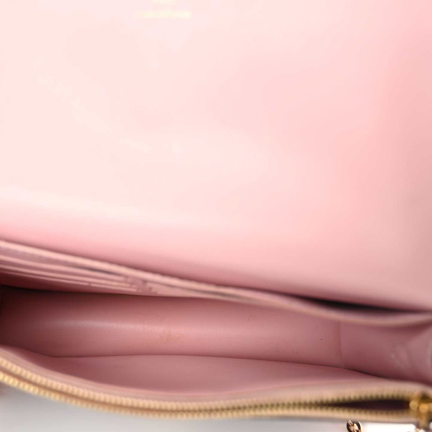 Monogram Flore Chain Wallet Rose Ballerine