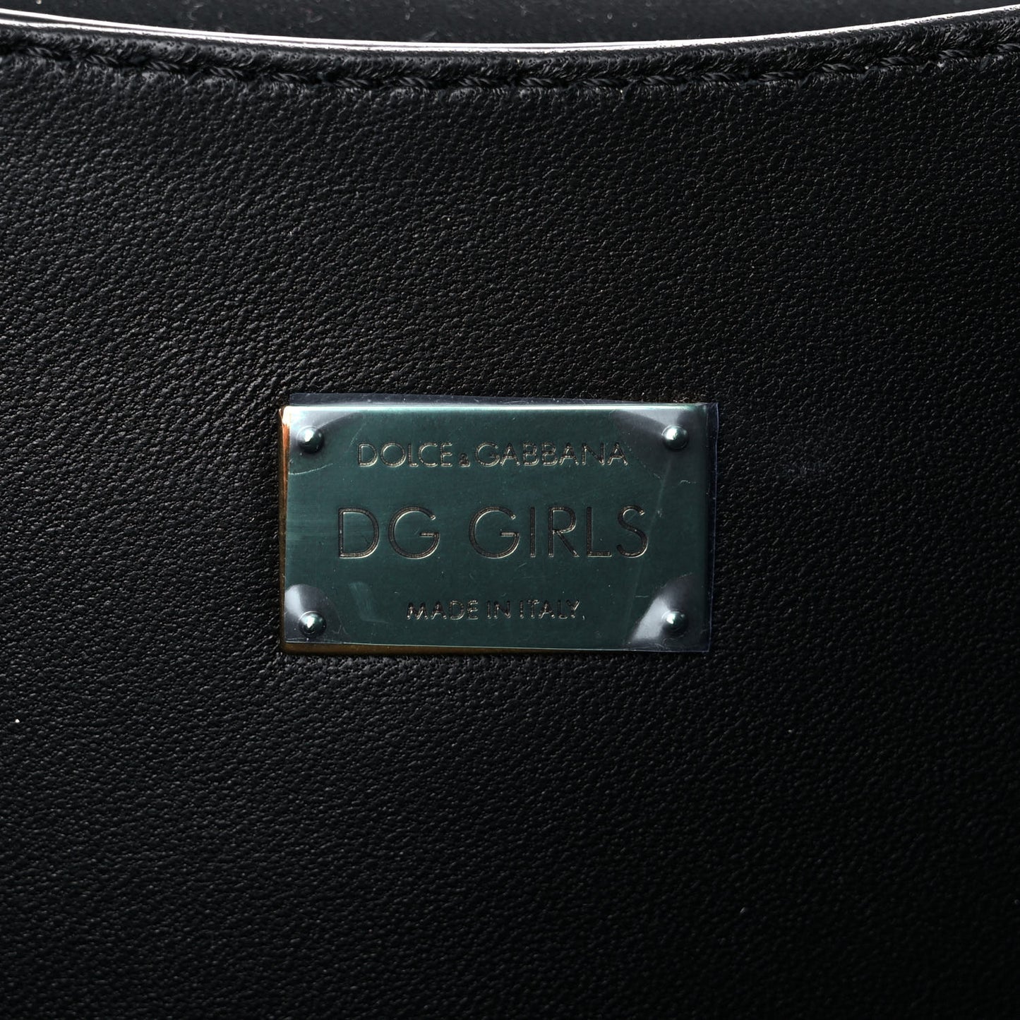 Brocade DG Girls Shoulder Bag Gold Black