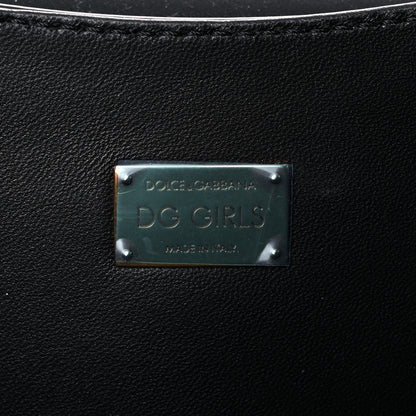 Dolce & Gabbana Brocade DG Girls Shoulder Bag Gold Black 6 of 10