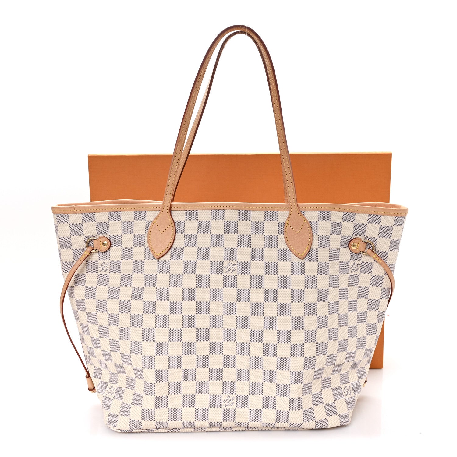 Louis Vuitton Damier Azur Neo Neverfull MM Rose Ballerine 11 of 11