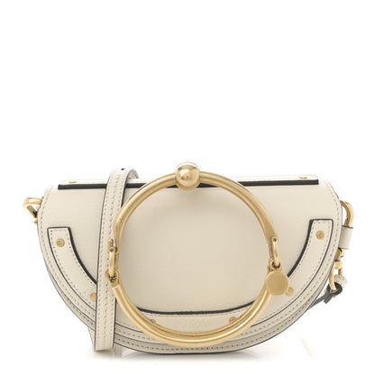 Chloe Calfskin Small Nile Bracelet Minaudiere Bag Off White 1 of 11