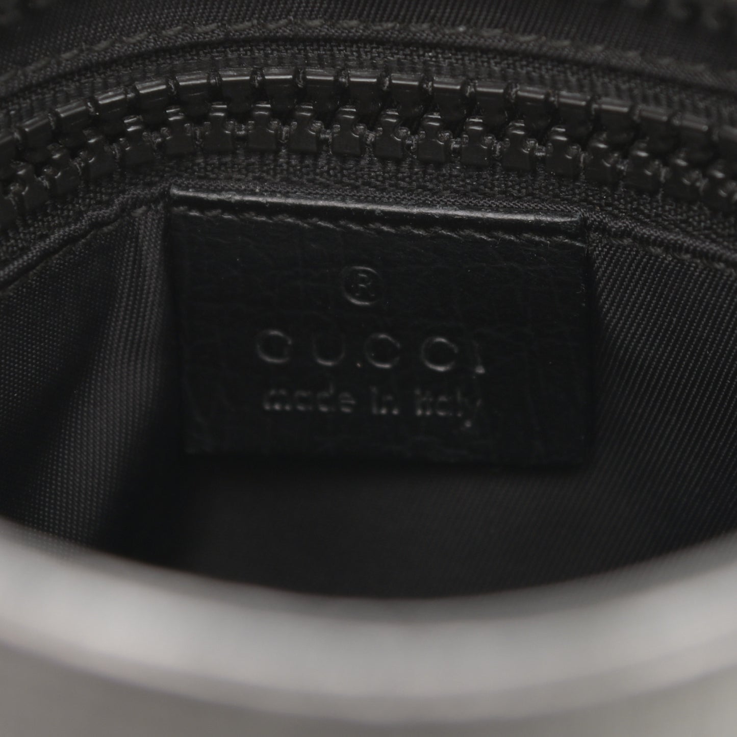 GG Plus Flat Messenger Bag Black Grey