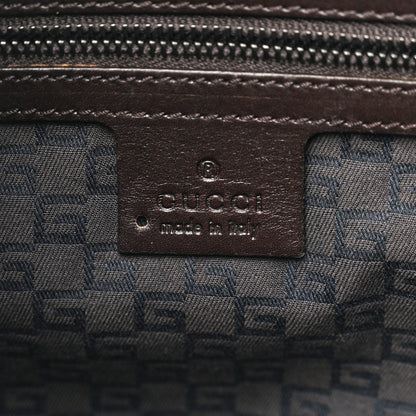 Gucci Canvas Wooden Handle Shoulder Bag Beige 6 of 12