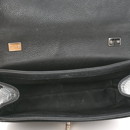Louis Vuitton Calfskin Lockme II Chain Bag BB Black 5 of 14