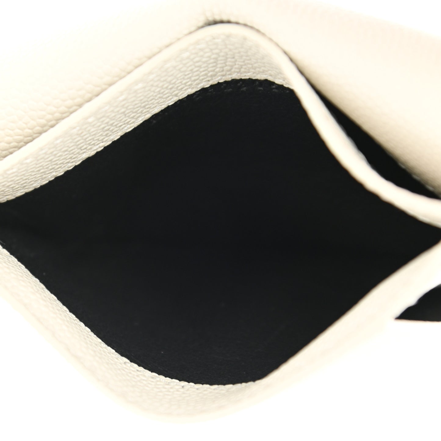 Grain De Poudre Uptown Monogram Card Case Blanc Vintage